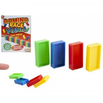 100-Piece Red Domino Race Challenge