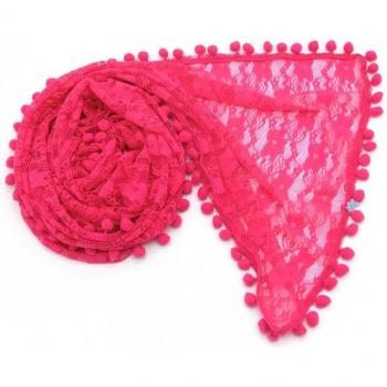 Lace Pom Pom Photography Blankets