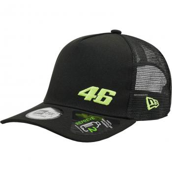 New Era Repreve Flawless A-Frame Trucker VR46 Cap, schwarze Herrenkappe OSFM schwarz