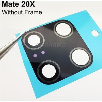 AOCAMO Rear Camera Lens Glass Replacement Kit (with Frame Ring Holder & Adhesive) for Huawei Mate 20X
