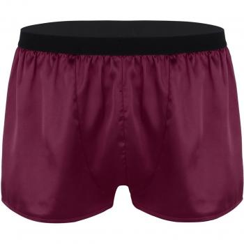 Shorts amples en soie pour hommes