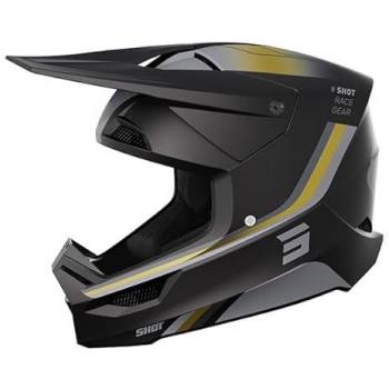 Camisa de Moto Shot Furious Aim Negro Oro
