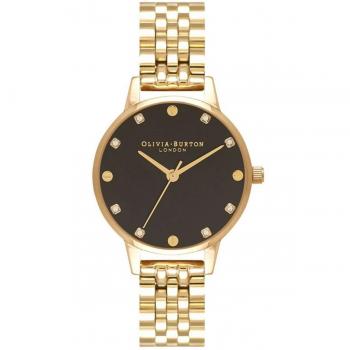 Olivia Burton Classics Black Sunray OB16SE17 - Svart quartz damklocka