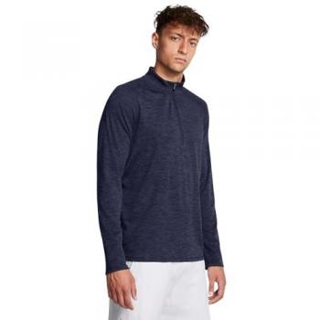 Camiseta Under Armour Tech Textured Half Zip manga larga negra - M