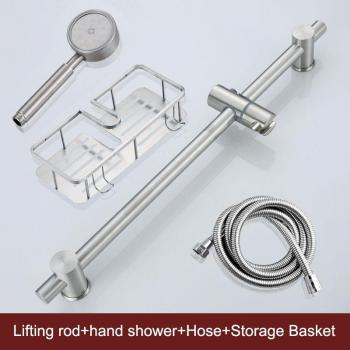Stainless Steel Bath Shower System with Sliding Bar