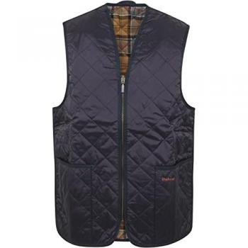 Gilet Blu Navy Barbour Uomo Trapuntato con Zip - MLI0001 - Taglia 38