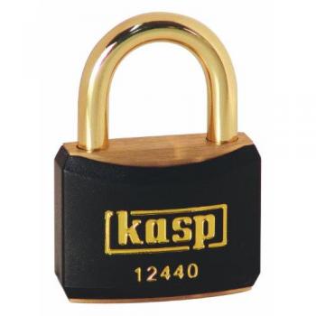 Kasp Black Coated 40mm Padlock