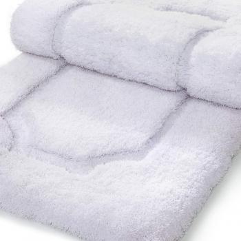 Tapis de Bain Chenille Absorbant 120x43x2.5cm