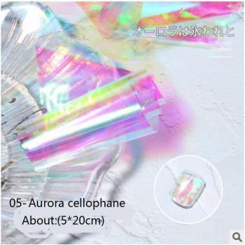 Pegatinas de Hielo Aurora para Arte de Uñas