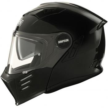 Casco Modular Simpson Darksome ECE 22.06 – Black Metal 2XL