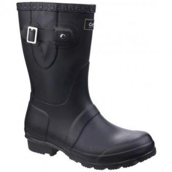 Stivali Windsor Impermeabili Corti Donna Nero UK 6