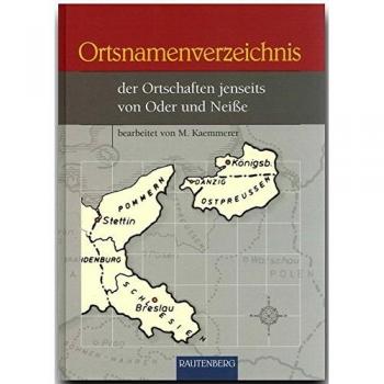 Ortsnamenverzeichnis der Ortschaften jenseits von Oder und Neisse