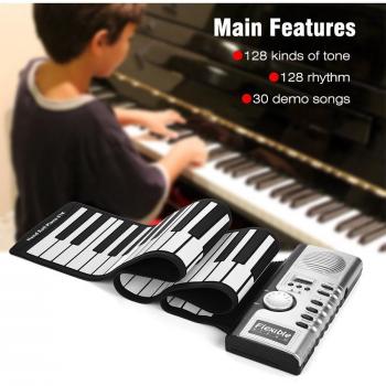 Tragbare MIDI Tastatur mit Lautsprecher