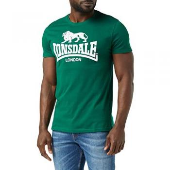 Lonsdale T-shirt met klassiek gesneden en Punch Logo