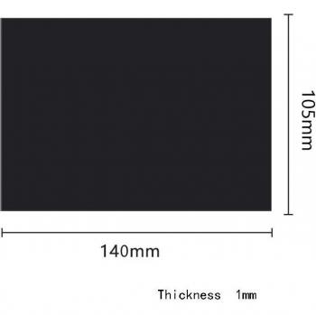 Black Plastic Price Tag Card