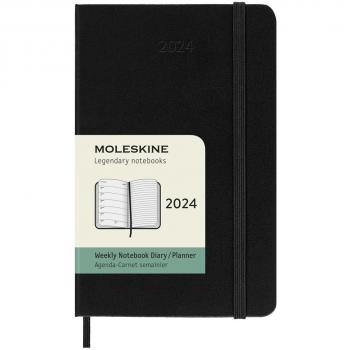 2024 Pocket Weekly Planner Black