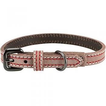 Collare per Cani in Pelle Nativa L-XL Cappuccino