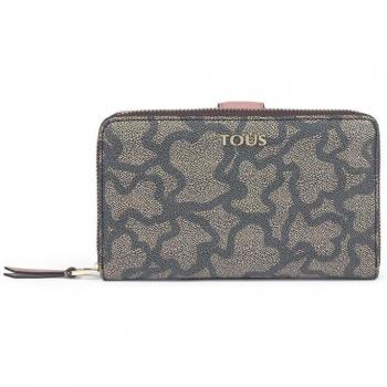 Tous Billetera Tous Mediana Kaos Icon Multi Beige - Negro