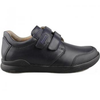 Zapatos de colegio de niño en napa de color negro - Biomecanics