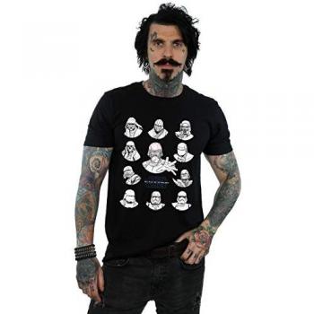 First Order Character Line Up Mono T-Shirt