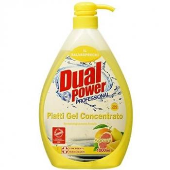 Dualpwr Gel per Piatti 1Lt Agrumi