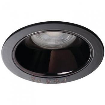 Supporto Spot Incassato Nero 10W MR16/PAR16 Ø89mm GU10/Gx5.3 IP20