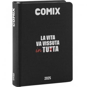 Diario 2024-2025, Comix 16 mesi, Standard Black&White