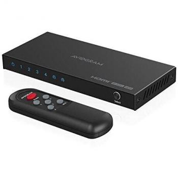 HDMI-schakelaar 4 poorten met IR-afstandsbediening