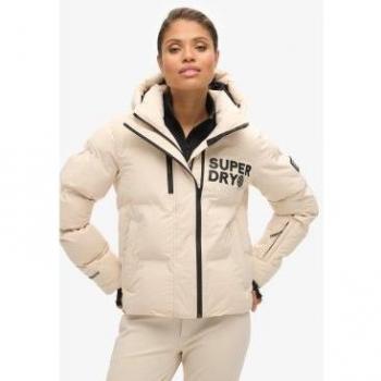 Superdry Ski Boxy Puffer Bianco Crema Donna