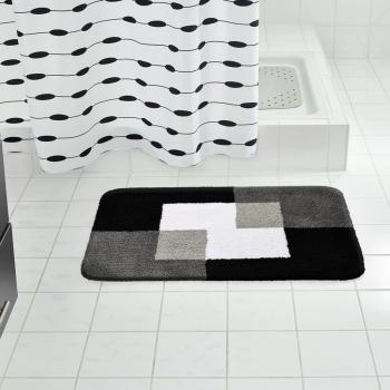 Tapis de douche RIDGER Coins 60 × 90 cm Gris