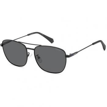 Polaroid PLD 4172 Male 59mm Matte Black & Gray Polarized Aviators