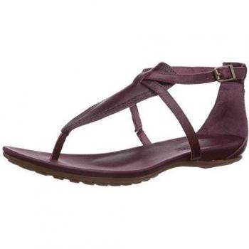 Timberland Harborview FTW_EK Harborview Thong Ankle Strap - Sandalias de cuero para mujer rojo Rot