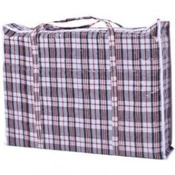 Plaid Waterproof Storage Bag with Handle
