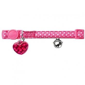 Glossy Dots Pink Cat Collar