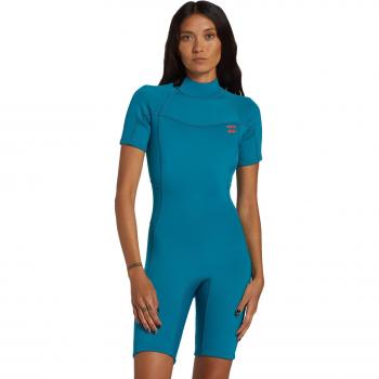 Traje de neopreno Billabong 2mm Foil azul mujer - M