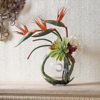Planta Falsa Strelitzia Reginae Trumsen