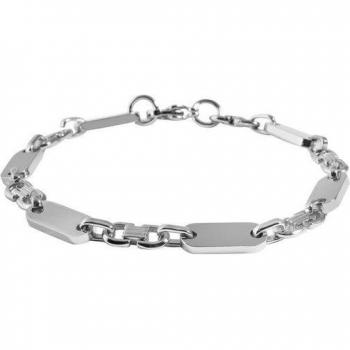 Edelstahlarmband ADELIA'S Unisex Armband 19 cm, silber