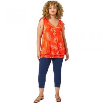 Petite Stretch Crop Denim Jegging - Blue - Size 14 UK