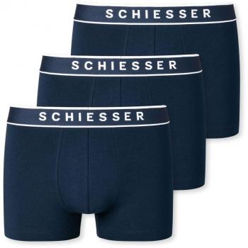 Tchibo 3 SCHIESSER Shorts mit Bio-Baumwolle, dunkelblau blau M/5 male