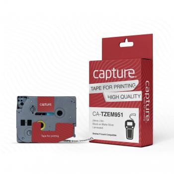 Capture Etichette 24 mm x 8 m Nero Opaco (variante)