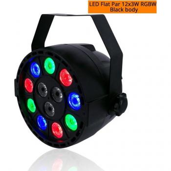 LED Flachpar 54x3W Strobe Licht