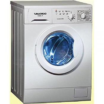 Sangiorgio KG 8 1100 RPM Hybrid S5611C A+++ Washing Machine (Freestanding, Front-Load, White, Left, White, Buttons, Rotary)