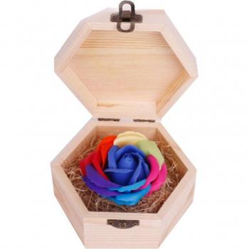 Nouvelle petite boîte à savon en bois