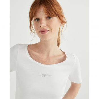 T-shirt Esprit TSHIRT SL Blanc