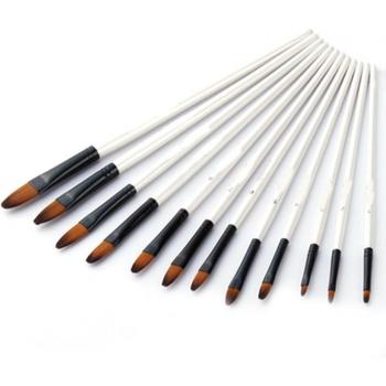 12 Pcs Painting Brushes Set