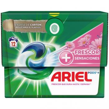 Detergente Cápsulas All In One Sensaciones Ariel – 12 Lavados