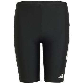Kids Black 3‑Striped Swim Jammers – adidas