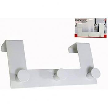 PERCHA PUERTA 3 POMOS 22X10,5CM
