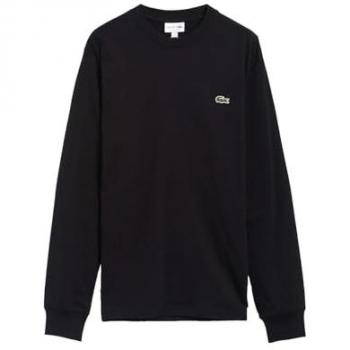 Langärmliges Lacoste Logo‑Tee – TH7307, Herren, schwarz, Classic Fit