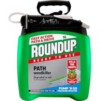 Roundup Path & Drive Ready To Use Pump N Go 5L